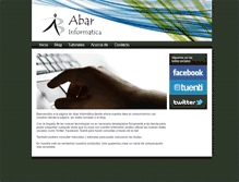 Tablet Screenshot of abarinformatica.com